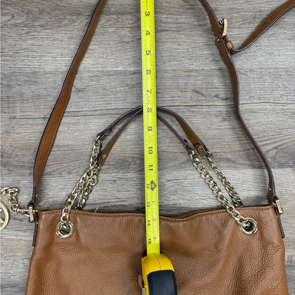 Michael Kors Camel Leather Hobo Shoulder Bag - Picture 2 of 5